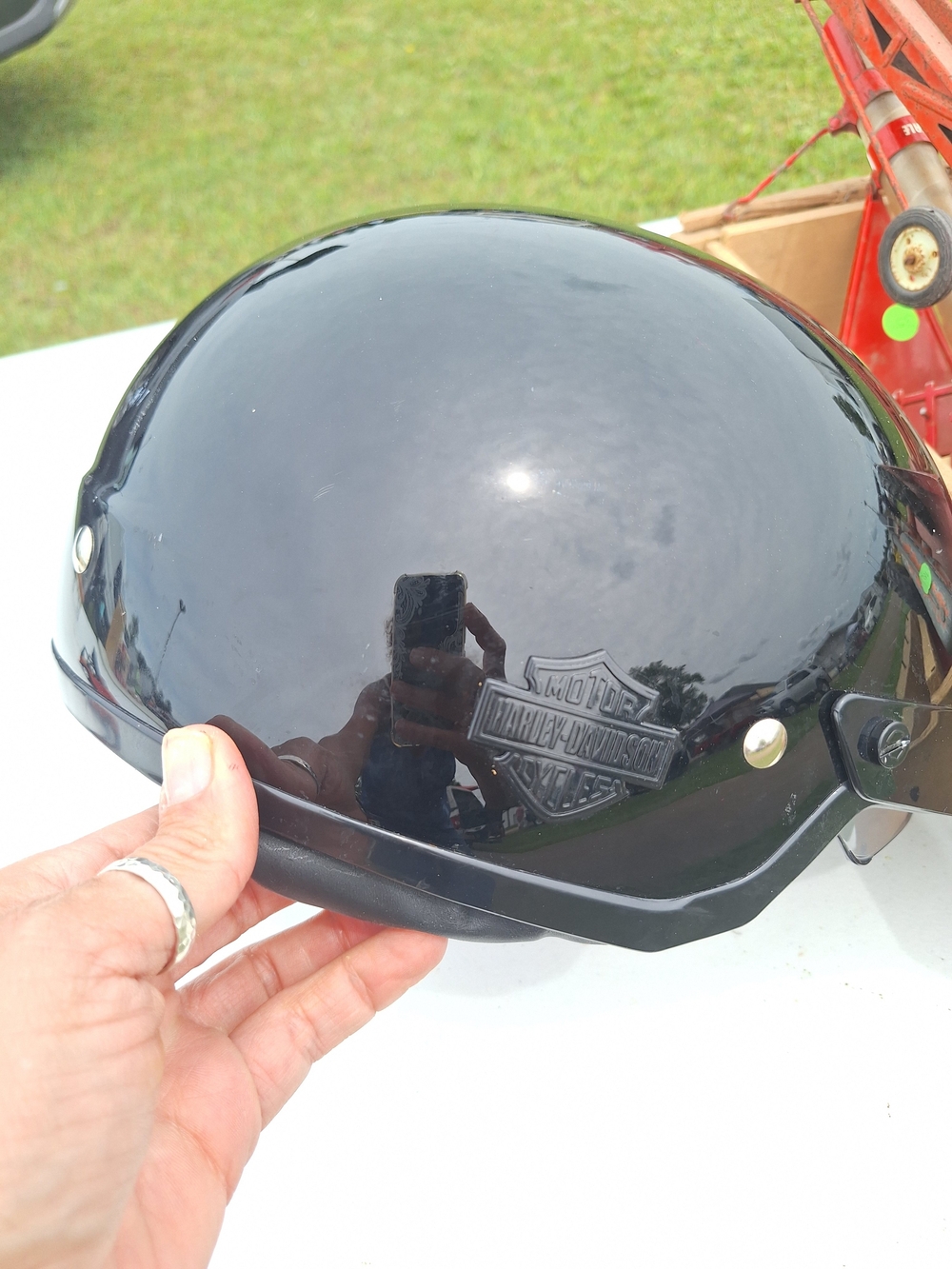 Harley-Davidson Gloss Black Half Shell Helmet